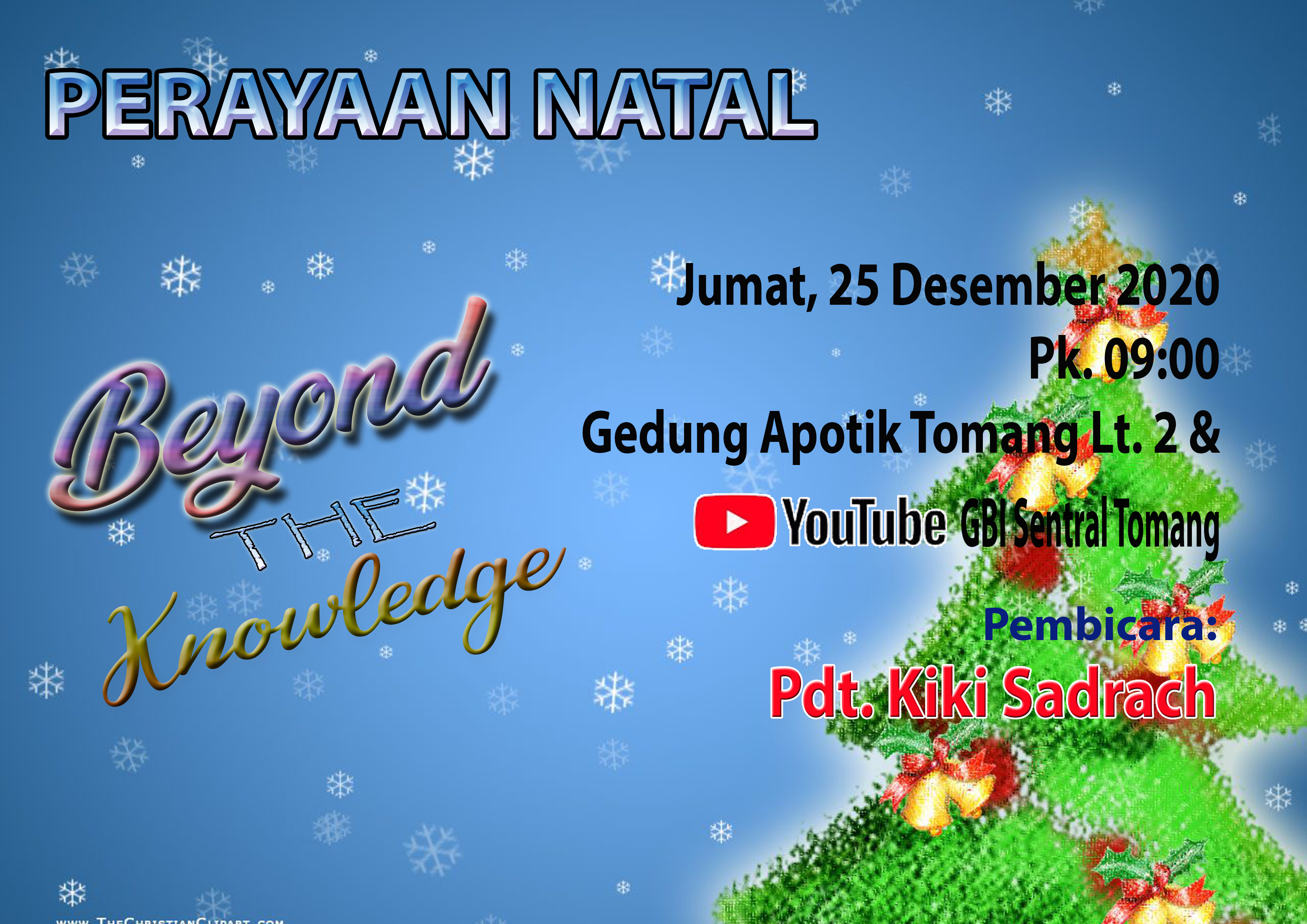 GBI Sentral Tomang Perayaan Natal 2020